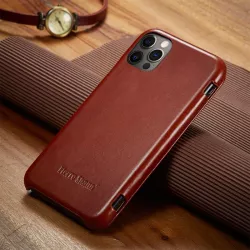 iPhone 12 Pro Max | Étui Slim FIERRE SHANN en Cuir