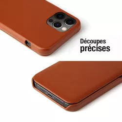 iPhone 12 Pro | Étui Slim FIERRE SHANN en Cuir Véritable