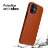 iPhone 12 Mini | Étui Vertical F. SHANN en Cuir Véritable
