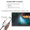 Écran LED Portable 14' | Résolution 1080P FHD Format 16:9ème
