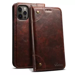 iPhone 12 Pro Max | Étui CB SUTENI Look Rétro & Rivets