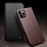 iPhone 12 Pro Max | Étui QIALINO en Cuir Véritable