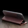 iPhone 12 Mini | Étui Portefeuille QIALINO en Cuir Véritable