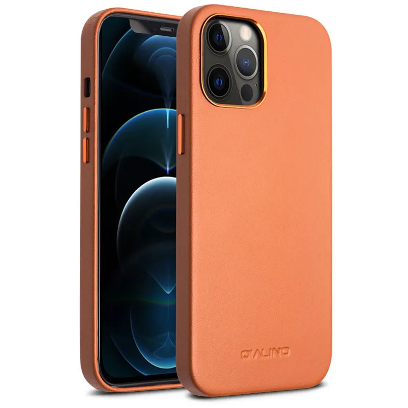 iPhone 12 Pro Max | Coque QIALINO en Cuir Véritable iPhone 12 Pro Max | Coque QIALINO en Cuir Véritable