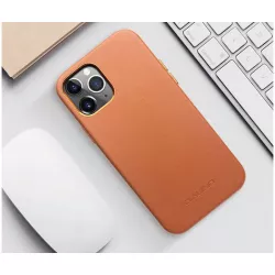 iPhone 12 Pro Max | Coque QIALINO en Cuir Véritable