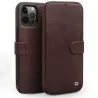 iPhone 12 Pro | Étui Portefeuille QIALINO Business Cuir Véritable