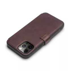 iPhone 12 Pro | Étui Portefeuille QIALINO Business Cuir Véritable