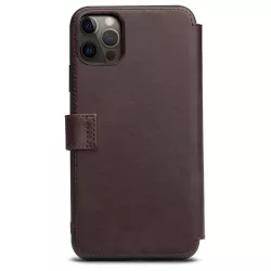 iPhone 12 Pro | Étui Portefeuille QIALINO Business Cuir Véritable