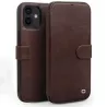 iPhone 12 Étui | Portefeuille QIALINO Business Cuir Véritable