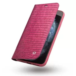 iPhone 12 Pro | Étui CB QIALINO Croco en Cuir Véritable