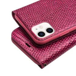 iPhone 12 Mini | Étui CB QIALINO Croco en Cuir Véritable