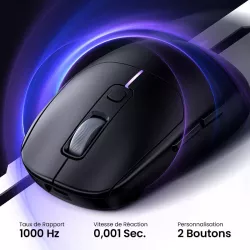 Souris Optique UGREEN MU103 5000 dpi | Bluetooth & 2,4Ghz