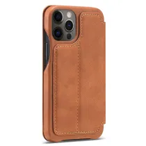 iPhone 12 Pro Max | Étui Portefeuille LC.IMEEKE façon Daim