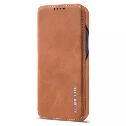 iPhone 12 Pro | Étui Portefeuille LC.IMEEKE façon Daim