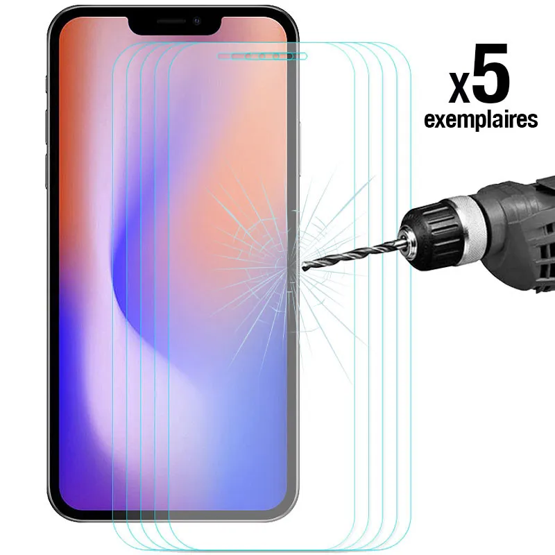 iPhone 12 Pro Max | Pack ENKAY de 5 Protections Écran iPhone 12 Pro Max | Pack ENKAY de 5 Protections Écran