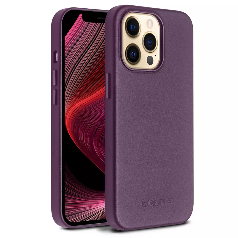 iPhone 13 Pro Max | Coque QIALINO en Cuir Compatible MagSafe