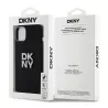 iPhone 15 | Coque DKNY Silicone Liquide & Logo Métal