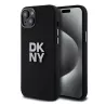 iPhone 15 Plus | Coque DKNY Silicone Liquide & Logo Métal