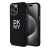 iPhone 15 Pro | Coque DKNY Silicone Liquide & Logo Métal