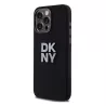 iPhone 15 Pro | Coque DKNY Silicone Liquide & Logo Métal