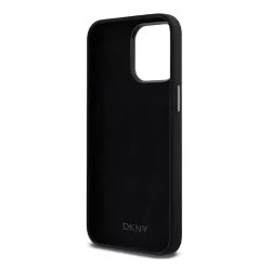 iPhone 15 Pro | Coque DKNY Silicone Liquide & Logo Métal