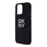 iPhone 15 Pro Max | Coque DKNY Silicone Liquide & Logo Métal
