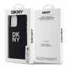 iPhone 15 Pro Max | Coque DKNY Silicone Liquide & Logo Métal
