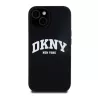 iPhone 15 | Coque MagSafe DKNY Silicone Liquide & Logo Blanc