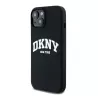 iPhone 15 | Coque MagSafe DKNY Silicone Liquide & Logo Blanc