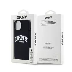 iPhone 15 | Coque MagSafe DKNY Silicone Liquide & Logo Blanc