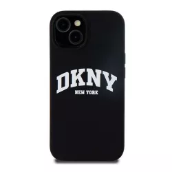 iPhone 15 Plus | Coque MagSafe DKNY Silicone & Logo Blanc