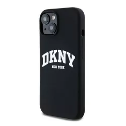 iPhone 15 Plus | Coque MagSafe DKNY Silicone & Logo Blanc