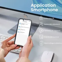 Serrure Wi-Fi Bluetooth LOCKIN G30 avec Pavé Numérique/Biométrique