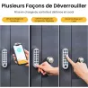 Serrure Wi-Fi Bluetooth LOCKIN G30 avec Pavé Numérique/Biométrique