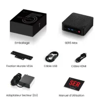 Mini PC BEELINK Ser5 Max avec Windows 11 Pro