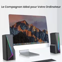 Enceintes de Bureau LENOVO - 2 x 3 Watts - Jack 3,5 mm