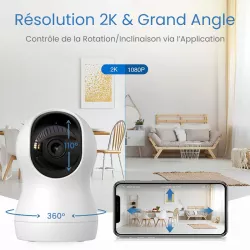 Caméra WiFi GOSUND IPC2 360° 2K 1440p