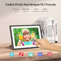 Cadre Photo Numérique WiFi ARZOPA 10,1 Pouces HD