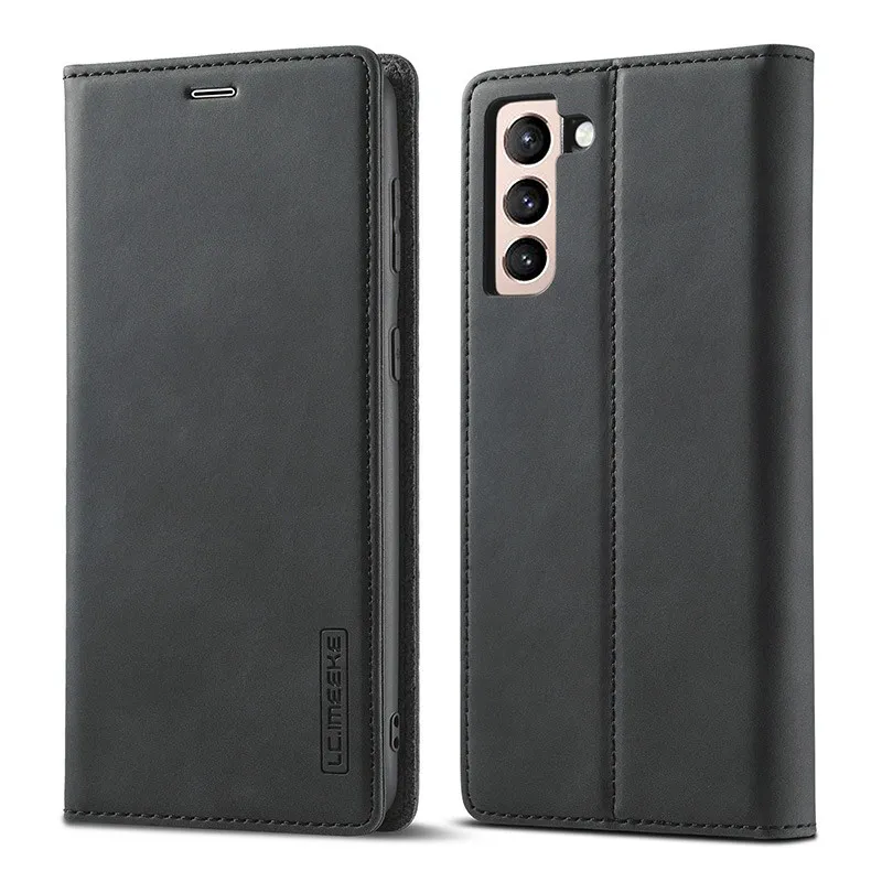 Galaxy S21+ | Étui CB LC.IMEEKE avec Fermeture Magnétique Galaxy S21+ | Étui CB LC.IMEEKE avec Fermeture Magnétique
