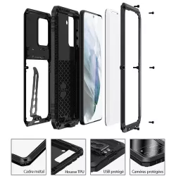 Galaxy S21 | Coque Intégrale Antichoc avec Clip Ceinture