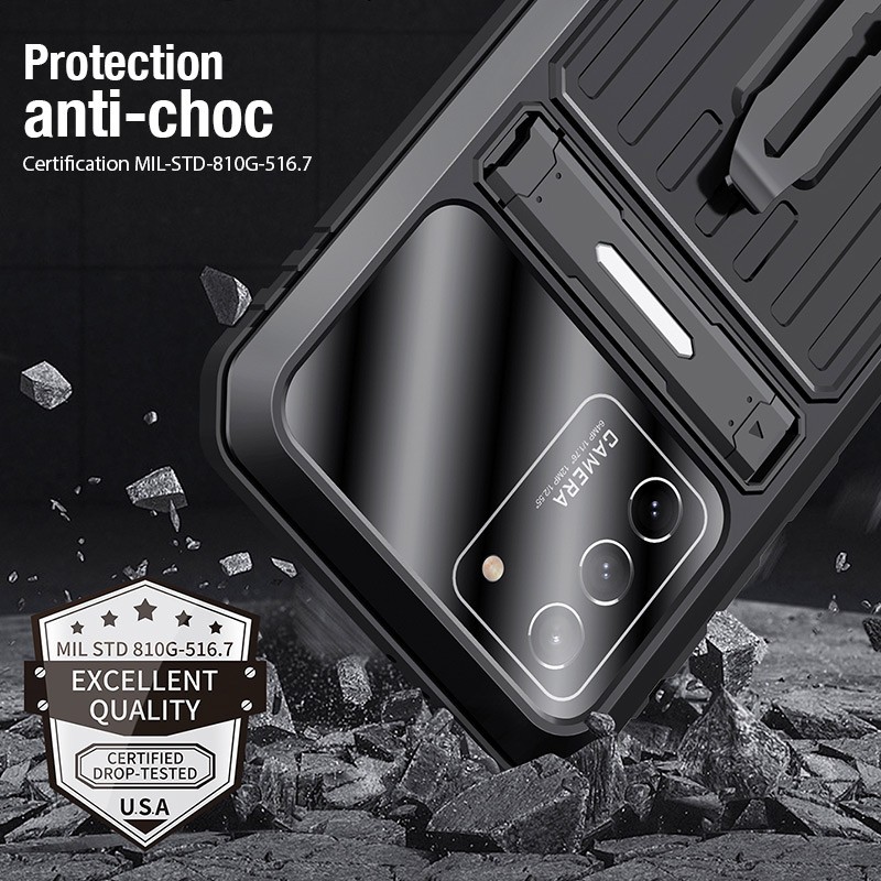 Housse Rabat Antichoc Pour Crosscall Core-Z5 - Étui Protection En Cuir Synthétique