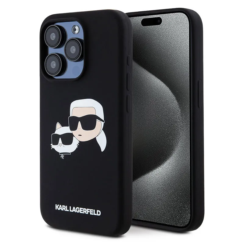 iPhone 15 Pro | Coque MagSafe KARL LAGERFELD Karl & Choupette iPhone 15 Pro | Coque MagSafe KARL LAGERFELD Karl & Choupette