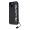 iPhone 15 | Coque KARL LAGERFELD Saffiano Strass & Charm