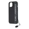 iPhone 15 | Coque KARL LAGERFELD Saffiano Strass & Charm