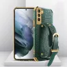 Galaxy S21+ | Coque Poignée X-Case Imitation Crocodile