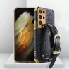 Galaxy S21 Ultra | Coque Poignée X-Case Imitation Crocodile