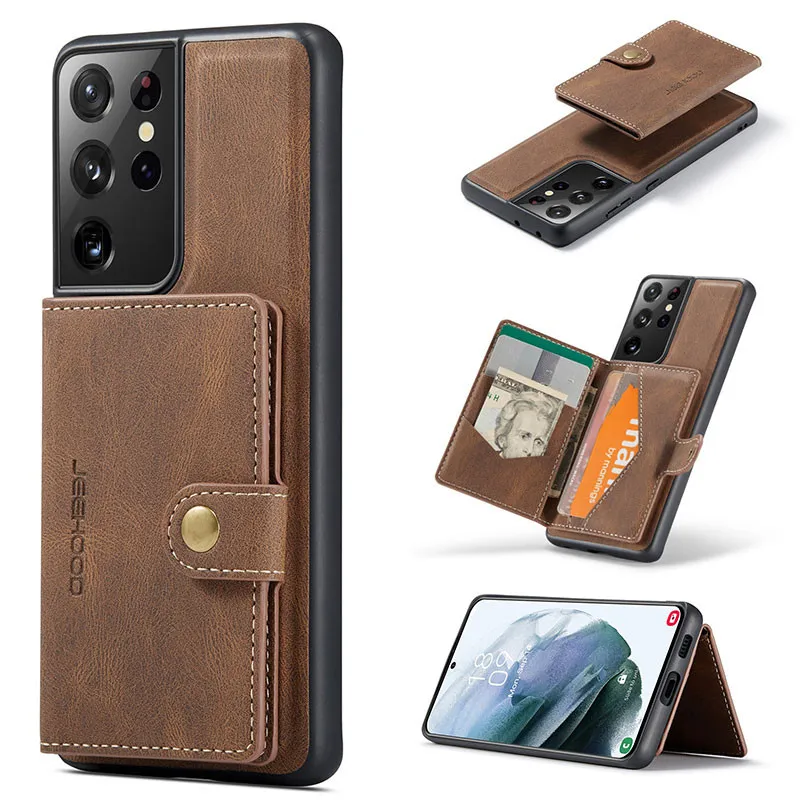 Galaxy S21 Ultra | Coque JEHOOD avec Pochette CB Détachable Galaxy S21 Ultra | Coque JEHOOD avec Pochette CB Détachable
