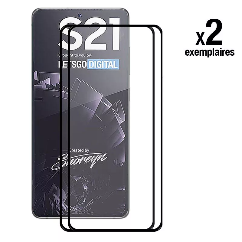 Galaxy S21 | Pack ENKAY 2 Protections Écran en Verre Trempé