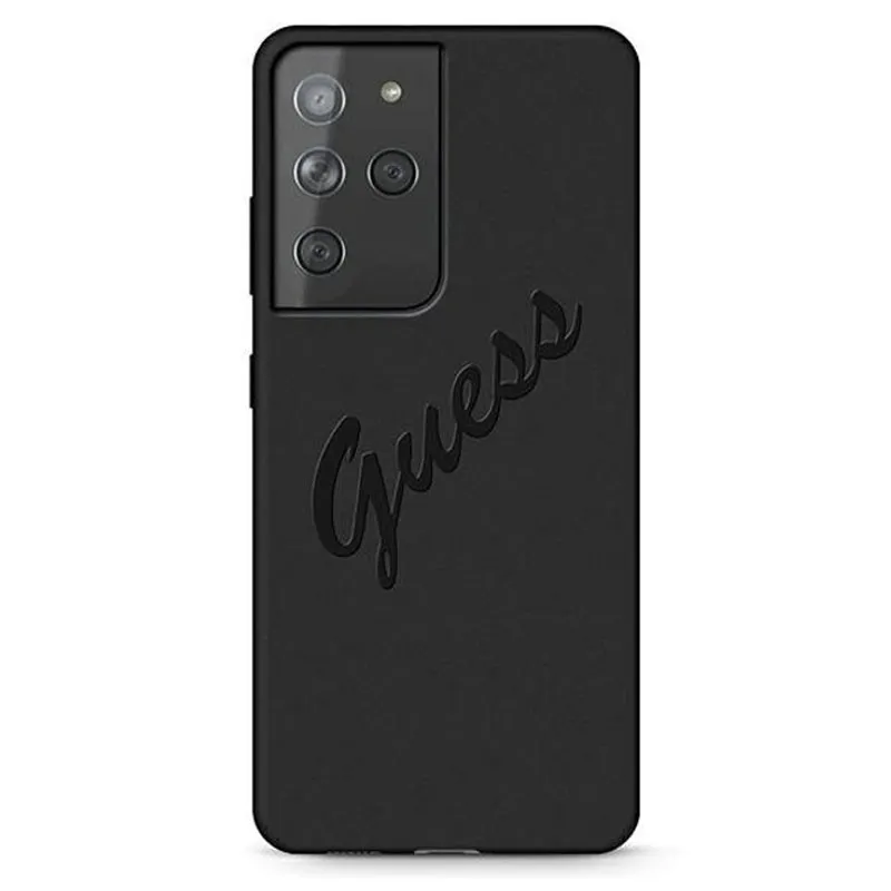 Galaxy S21 Ultra | Coque GUESS Silicone Script Vintage Galaxy S21 Ultra | Coque GUESS Silicone Script Vintage