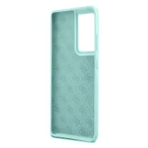 Galaxy S21 Ultra | Coque GUESS Silicone Script Métal